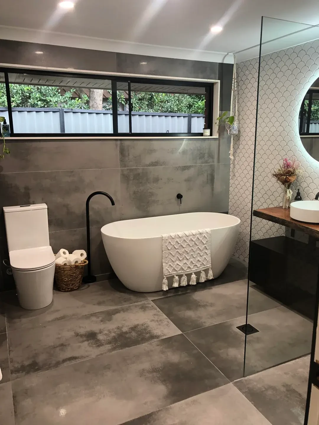 Completed bathroom renovation in Vancouver by BRIO Construction