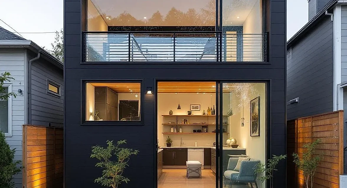Modern studio laneway house in Lower Lonsdale, North Vancouver