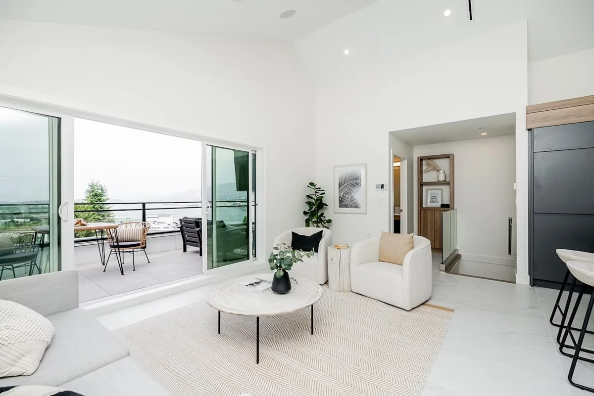 Interior of the completed 3636 Trinity St duplex in Vancouver, built by BRIO