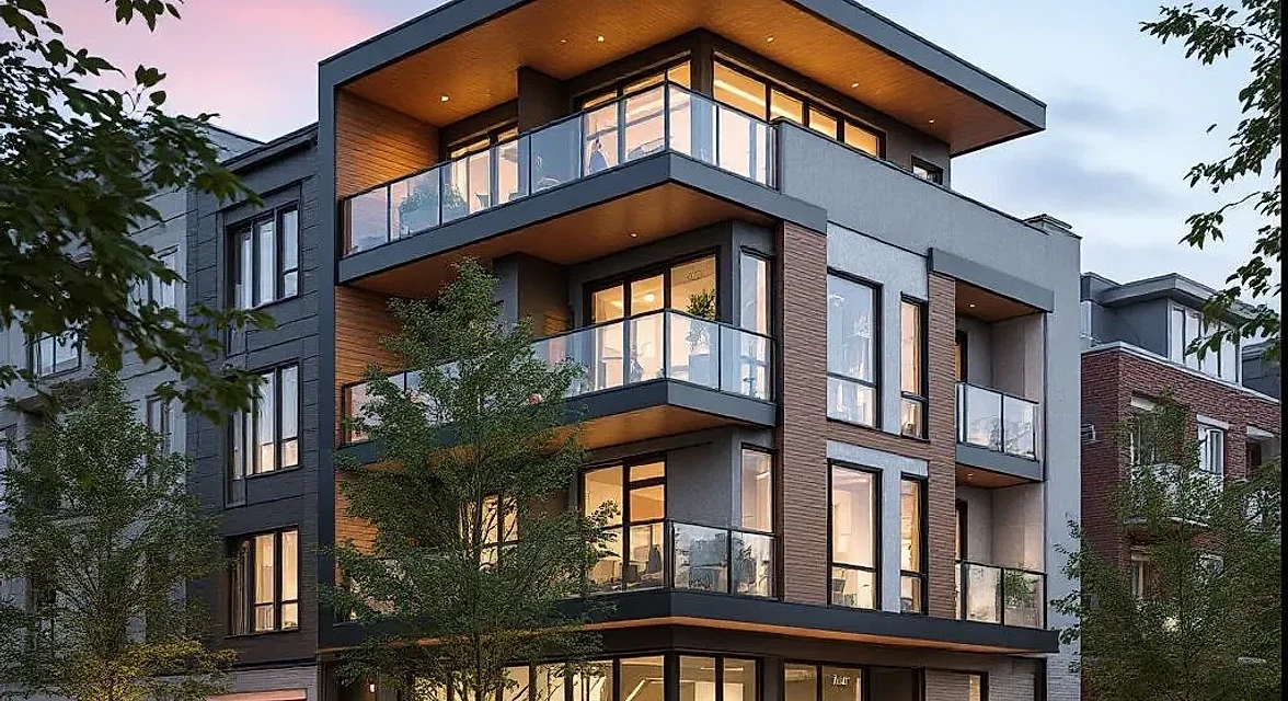 Sixplex near transit in Mount Pleasant, Vancouver — 6 rental units