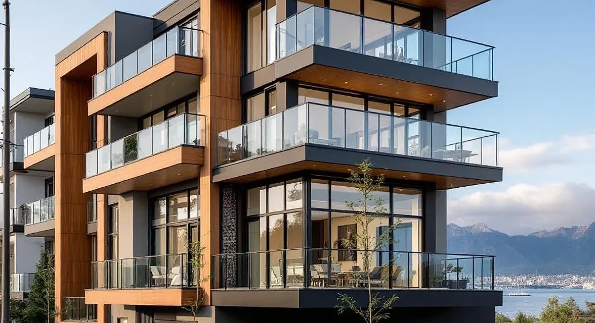 Investment fourplex in Lower Lonsdale, North Vancouver — harbour views